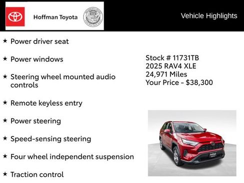 Used 2025 Toyota RAV4 XLE AWD/4WD image 22