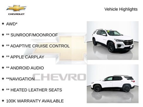 Used 2023 Chevrolet Traverse RS AWD/4WD image 36