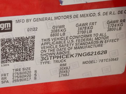Used 2022 GMC Sierra 1500 Elevation RWD image 48