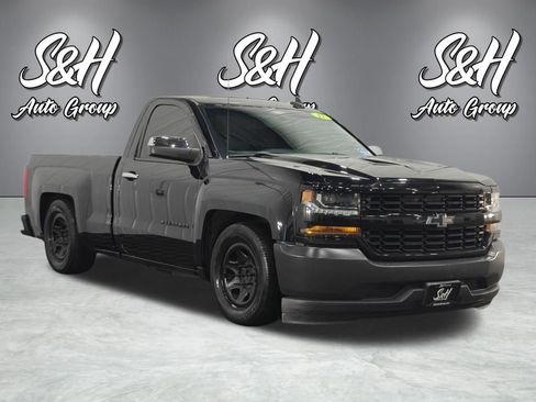 Used 2017 Chevrolet Silverado 1500 W/T w/ Black Out Edition RWD image 2