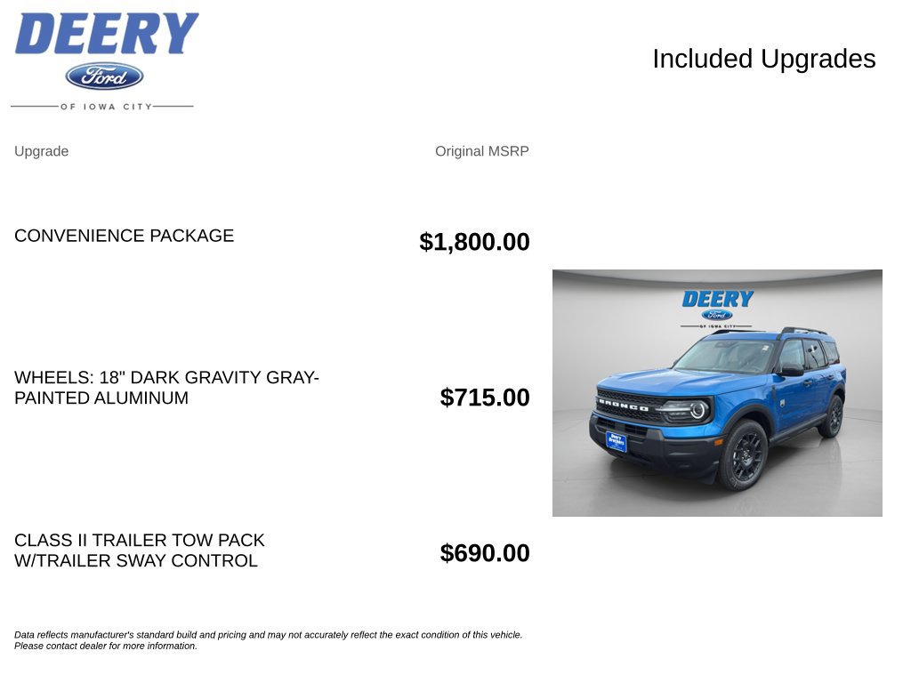 New 2026 Ford Bronco Sport Big Bend w/ Convenience Package AWD/4WD image 15