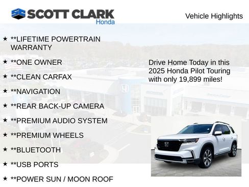 Used 2025 Honda Pilot Touring image 11