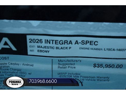 New 2026 Acura Integra A-Spec image 34