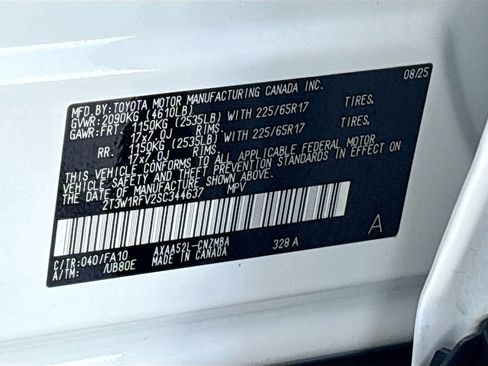 Certified 2025 Toyota RAV4 XLE w/ Convenience Package FWD image 35