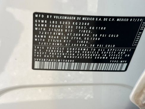 Used 2020 Volkswagen Tiguan SE w/ Panoramic Sunroof Package FWD image 52