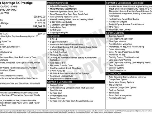 Certified 2023 Kia Sportage SX image 7