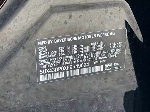 Certified 2023 BMW X3 sDrive30i w/ Convenience Package image 45