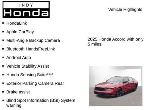 New 2025 Honda Accord SE image 7
