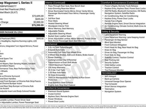 Used 2023 Jeep Wagoneer L Series II image 5