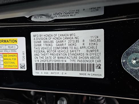 Used 2025 Honda Civic Sport image 26