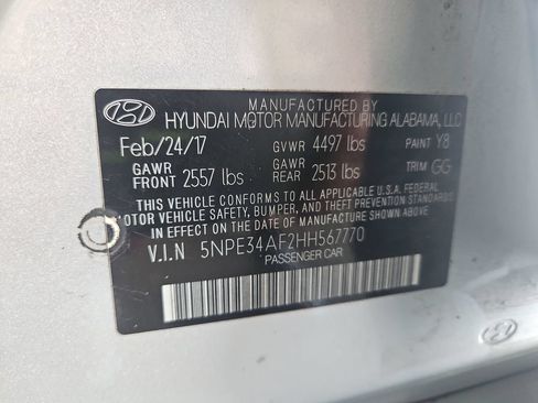 Used 2017 Hyundai Sonata Sport w/ Value Edition Package 02 FWD image 42