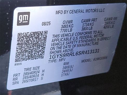 New 2025 Cadillac Escalade ESV Sport Platinum w/ LPO, ONYX Package image 33