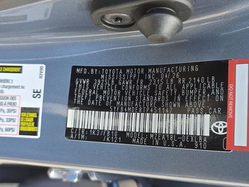 New 2026 Toyota Corolla LE FWD image 34