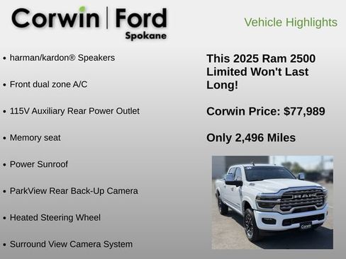 Used 2025 RAM 2500 Limited AWD/4WD image 6