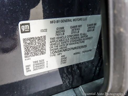 Used 2022 Chevrolet Tahoe LT w/ LT Signature Package image 32