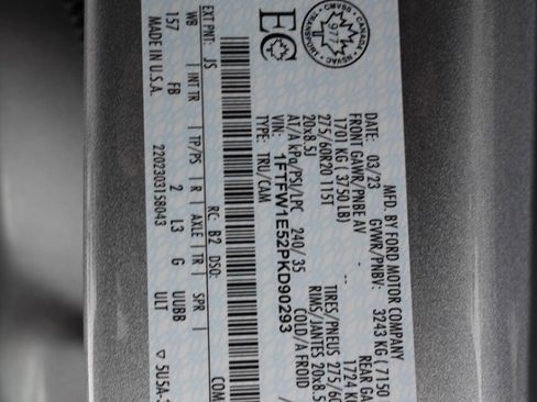 Used 2023 Ford F150 XLT w/ Equipment Group 302A High image 56