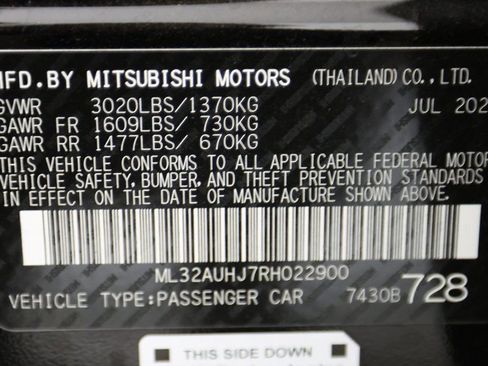 Used 2024 Mitsubishi Mirage ES image 35