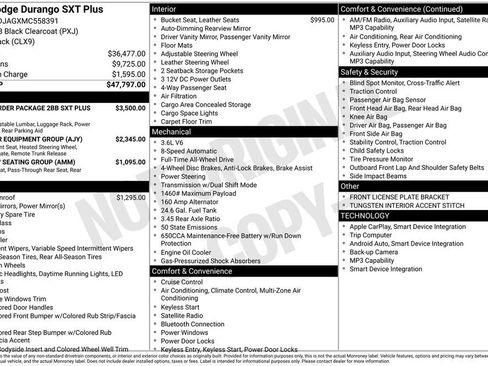 Used 2021 Dodge Durango SXT image 15