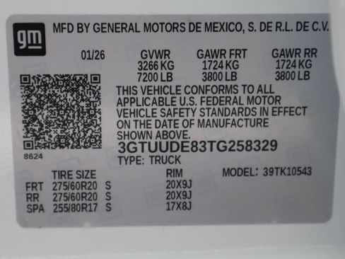 New 2026 GMC Sierra 1500 SLT w/ SLT Premium Plus Package AWD/4WD image 26