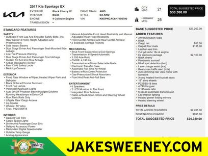 Used 2017 Kia Sportage EX w/ EX Premium Package