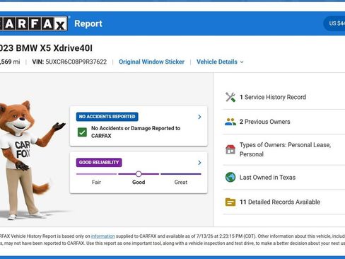 Used 2023 BMW X5 xDrive40i w/ Premium Package AWD/4WD image 10