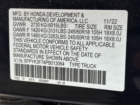 Used 2023 Honda Ridgeline RTL-E image 15