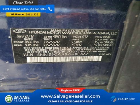 Used 2019 Hyundai Santa Fe Limited AWD/4WD image 17