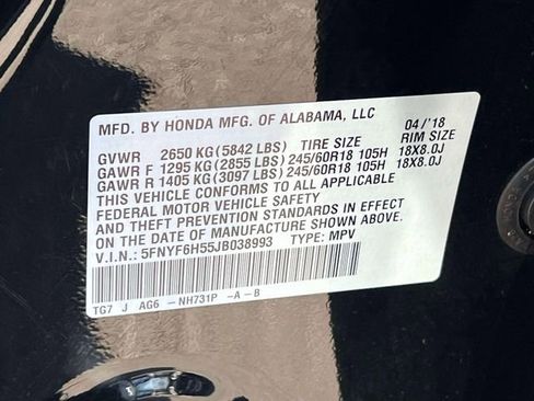 Used 2018 Honda Pilot EX-L image 25