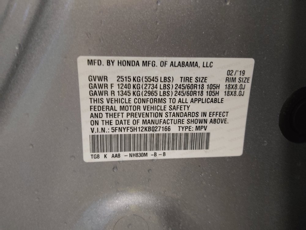 Used 2019 Honda Pilot LX image 33