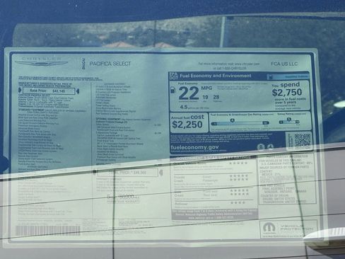 New 2026 Chrysler Pacifica Select w/ S Appearance Package image 28