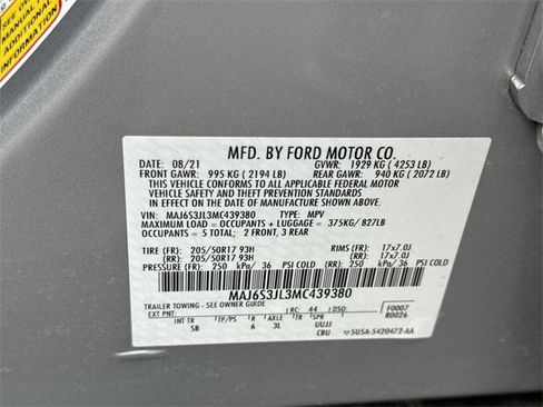 Used 2021 Ford EcoSport SES image 33