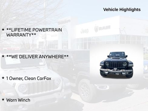 Used 2024 Jeep Wrangler Unlimited Rubicon 392 AWD/4WD image 5