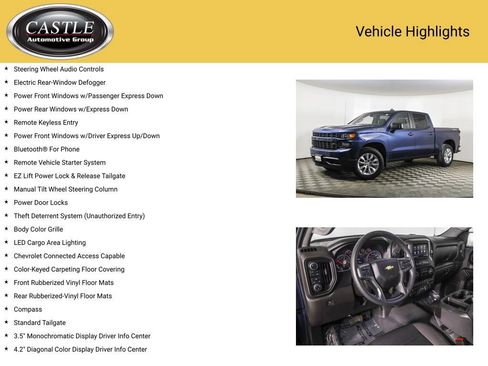Used 2022 Chevrolet Silverado 1500 Custom w/ Safety Confidence Package AWD/4WD image 12