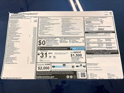 Used 2026 BMW 530i w/ Premium Package RWD image 19