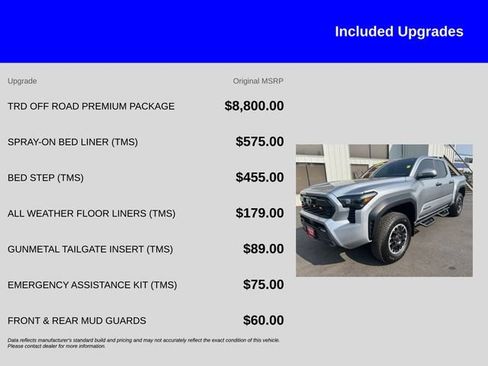 Used 2024 Toyota Tacoma TRD Off-Road w/ TRD Off Road Premium Package AWD/4WD image 12