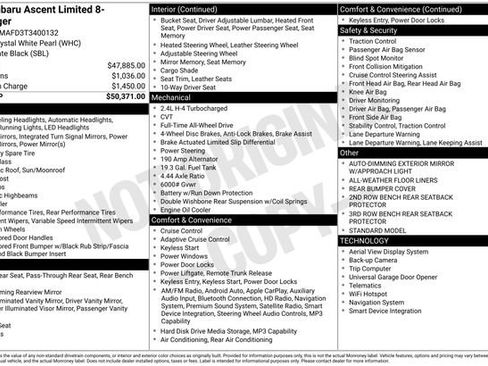 Certified 2026 Subaru Ascent Limited AWD/4WD image 7
