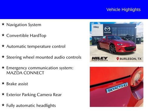 New 2025 MAZDA MX-5 Miata RF Grand Touring image 10