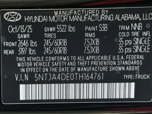 New 2026 Hyundai Santa Cruz SE image 27