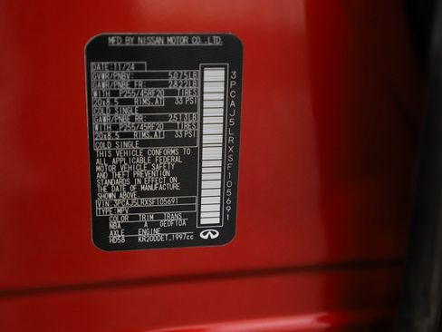 Used 2025 INFINITI QX55 Sensory image 30