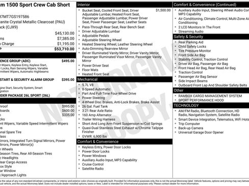 Used 2016 RAM 1500 Sport w/ Convenience Group image 45