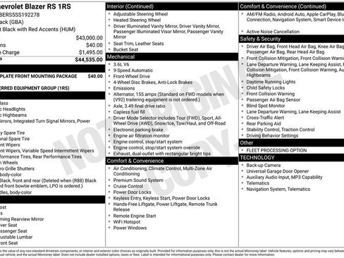 Used 2025 Chevrolet Blazer RS image 5