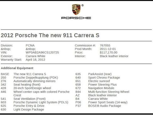 Used 2012 Porsche 911 Carrera S RWD image 7