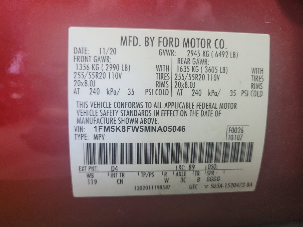 Used 2021 Ford Explorer Limited w/ Hybrid Equipment Group 310A AWD/4WD image 33