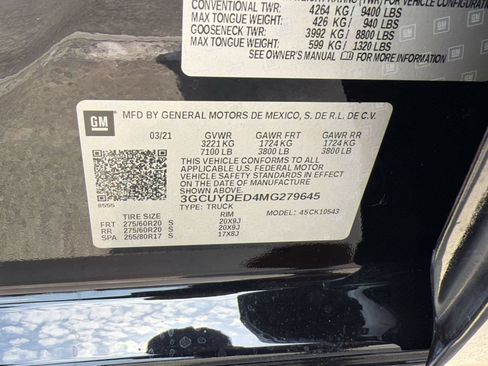 Certified 2021 Chevrolet Silverado 1500 LT w/ Texas Edition Plus AWD/4WD image 23