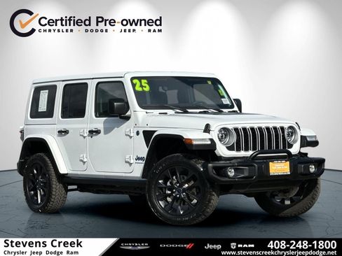 Certified 2025 Jeep Wrangler Unlimited Sahara AWD/4WD image 1