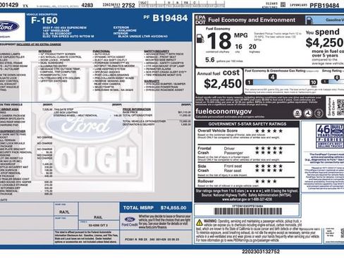 Used 2023 Ford F150 Tremor w/ Equipment Group 402A High AWD/4WD image 21