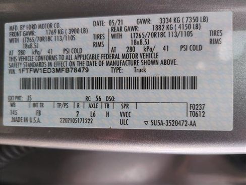 Used 2021 Ford F150 XLT w/ Equipment Group 302A High image 25