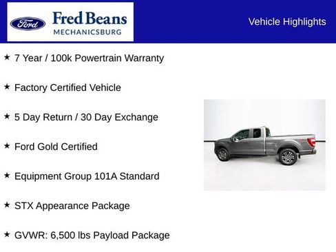 Certified 2023 Ford F150 XL w/ STX Appearance Package AWD/4WD image 7