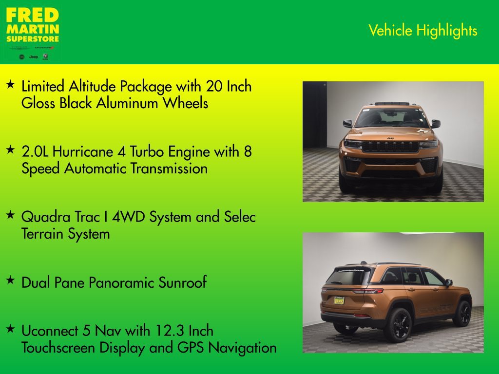 New 2027 Jeep Grand Cherokee Limited w/ Limited Altitude Package AWD/4WD image 8