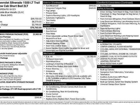 New 2026 Chevrolet Silverado 1500 LT Trail Boss w/ LT Trail Boss Premium Package image 32